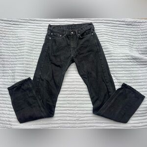 Levi’s Mens Black 505 Jeans